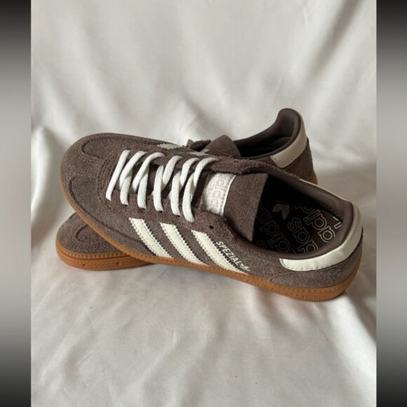 NWT Women's Adidas Handball Spezial Shoes Brown White - Picture 9 of 9